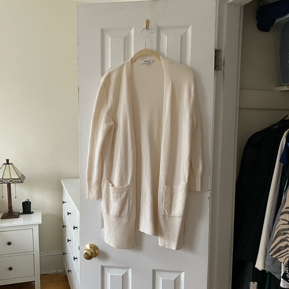 Madewell • Cream Alpaca Cardigan